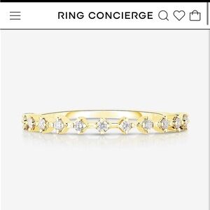 Ring Concierge Diamond Station stackable ring
